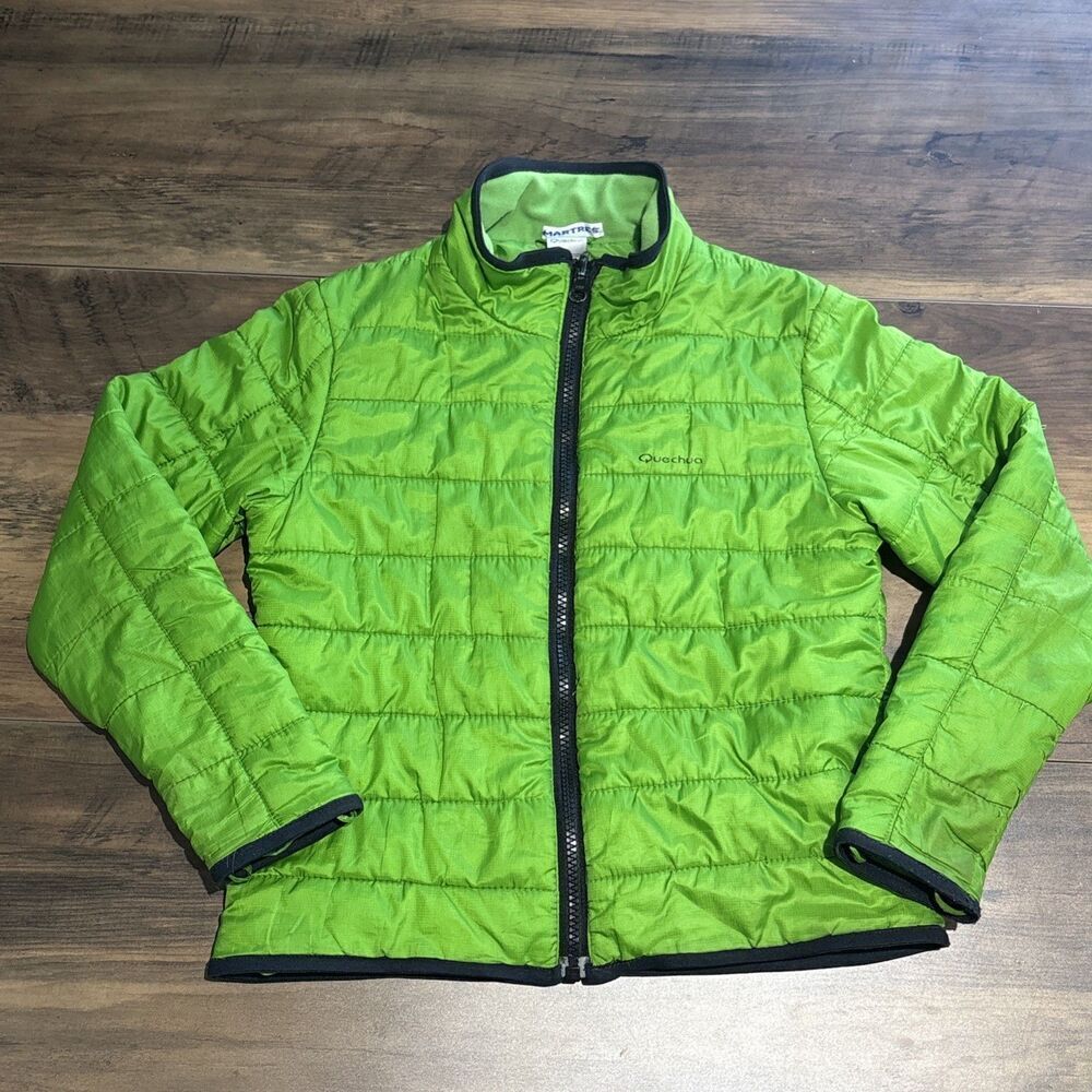 Quechua Green Youth Children’s Lightweight Coat Jacket Size 8